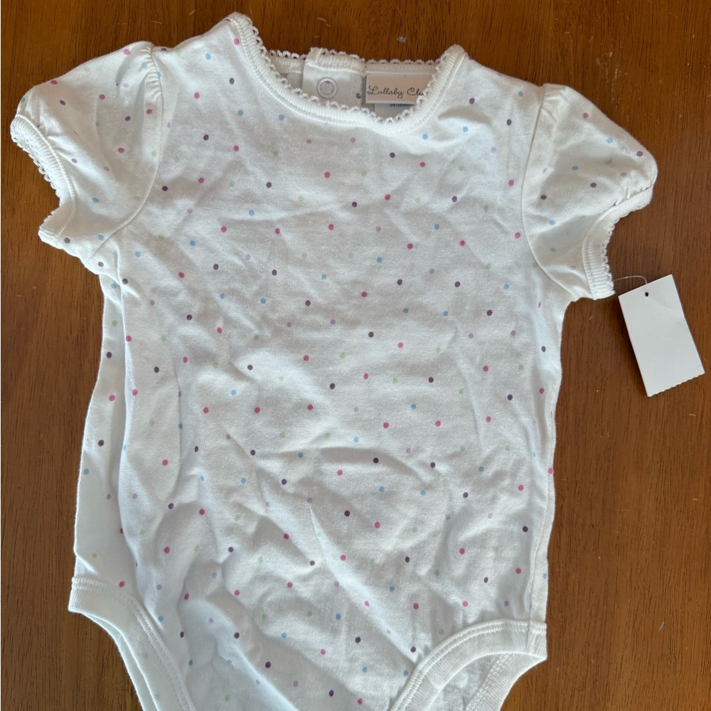 New With Tags, Baby Girls Size 3 Month Lullaby Club Onesie